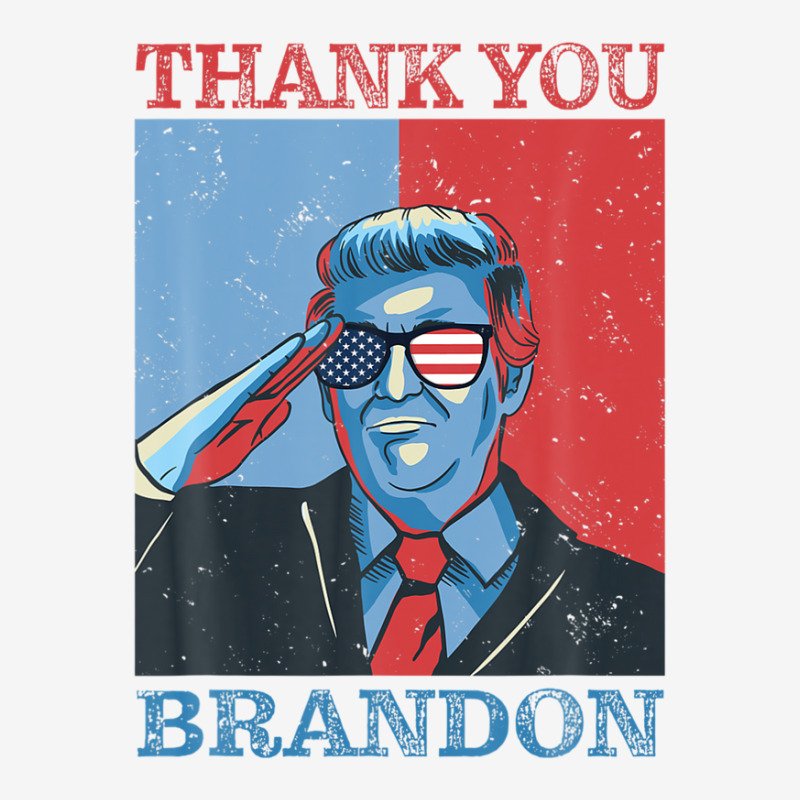 Thank You Brandon Usa Flag Glasses Graphic T-shirt by zirulovuc | Artistshot