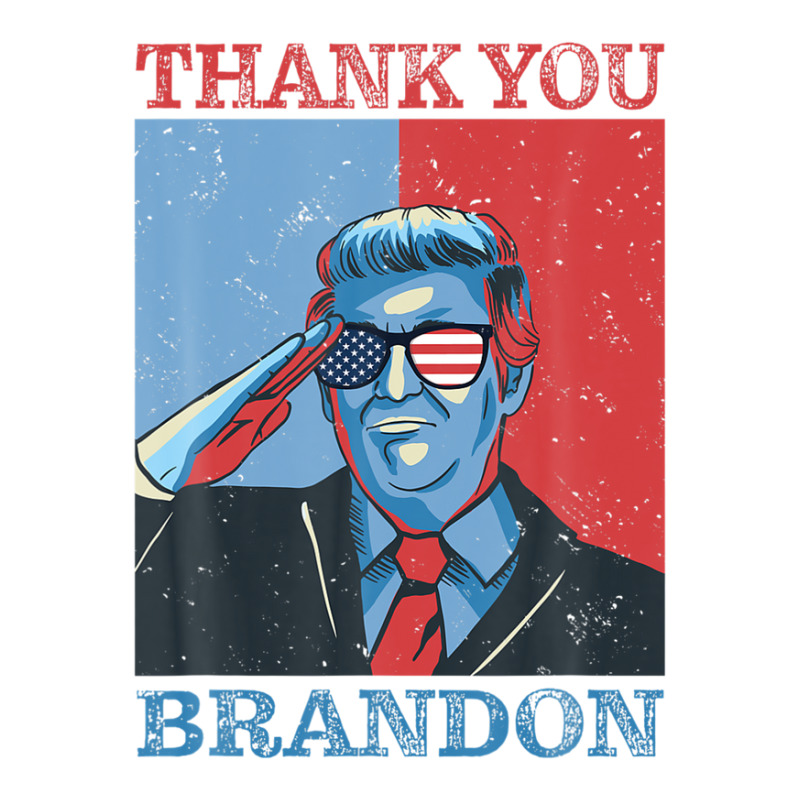 Thank You Brandon Usa Flag Glasses Men's T-shirt Pajama Set by zirulovuc | Artistshot