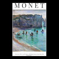 Claude Monet   Etretat2 Men's 3/4 Sleeve Pajama Set | Artistshot