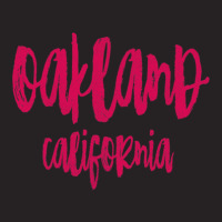 Oakland California Ca State Paint Brush Retro Redpink College Typograp Vintage Cap | Artistshot