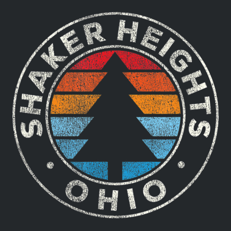 Trending Shaker Heights Ohio Oh Vintage Retro 70s Crewneck Sweatshirt by michaelyounger19 | Artistshot