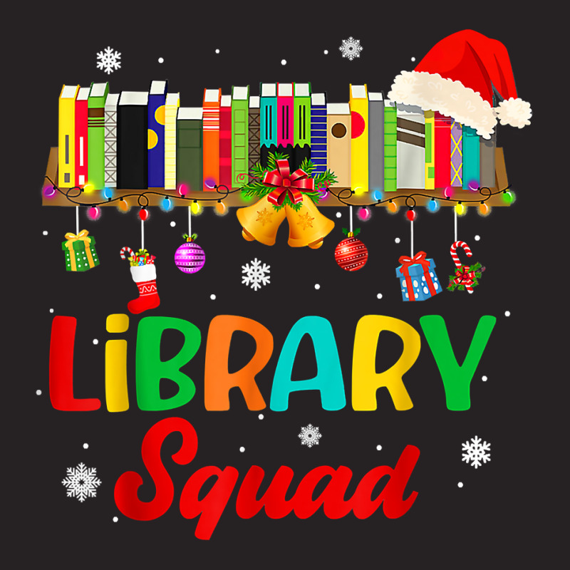 Cute Library Squad Christmas Bookshelf Light Xmas Book Lover T Shirt Vintage Cap by dorman | Artistshot