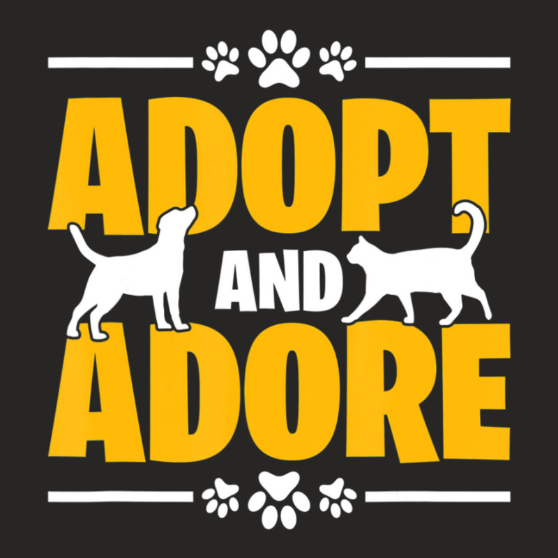 Trending Adopt And Adore Ladies Fitted T-Shirt by michealyoungerlk01 | Artistshot