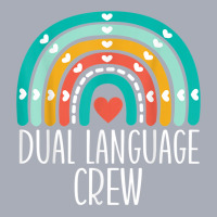 Dual Language Crew Rainbow Bilingual Teacher Dual Language Tank Dress | Artistshot