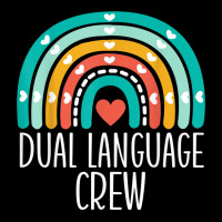 Dual Language Crew Rainbow Bilingual Teacher Dual Language Legging | Artistshot