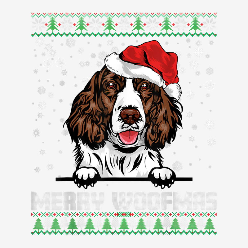 Merry Woofmas English Springer Spaniel Christmas Dog Lovers T Shirt Graphic T-shirt | Artistshot