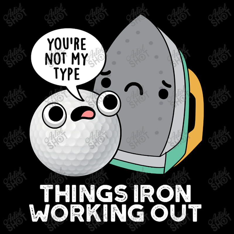 Trending Things Iron Working Out Cute Golf Pun Adjustable Cap by laurynvanhoose | Artistshot