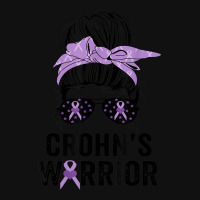 Crohn's Awareness Month Crohn's Warrior Purple Ribbon Womens Graphic T-shirt | Artistshot