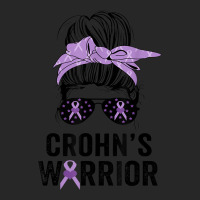 Crohn's Awareness Month Crohn's Warrior Purple Ribbon Womens Men's T-shirt Pajama Set | Artistshot