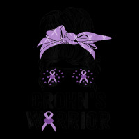 Crohn's Awareness Month Crohn's Warrior Purple Ribbon Womens Long Sleeve Shirts | Artistshot