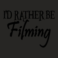 Filming Films Director Actor Actress Spectator Cinema Television Strea Ladies Fitted T-shirt | Artistshot