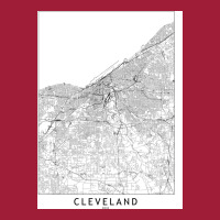 Cleveland White Map Ladies Polo Shirt | Artistshot