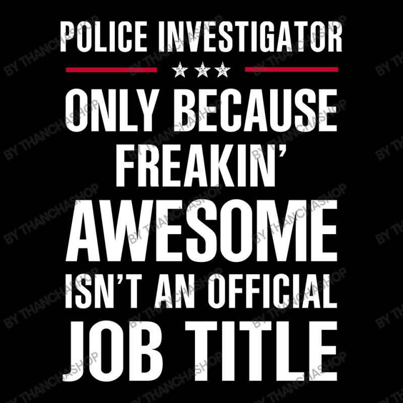 Gift For Freakin' Awesome Police Investigator Cropped Sweater by thanchashop | Artistshot