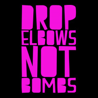 Drop Elbows Not Bombs Adjustable Cap | Artistshot