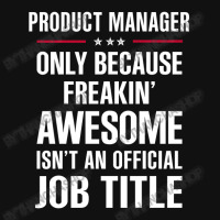 Gift For Freakin' Awesome Product Manager Landscape Canvas Print | Artistshot