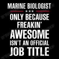 Gift For Freakin' Awesome Marine Biologist Adjustable Cap | Artistshot