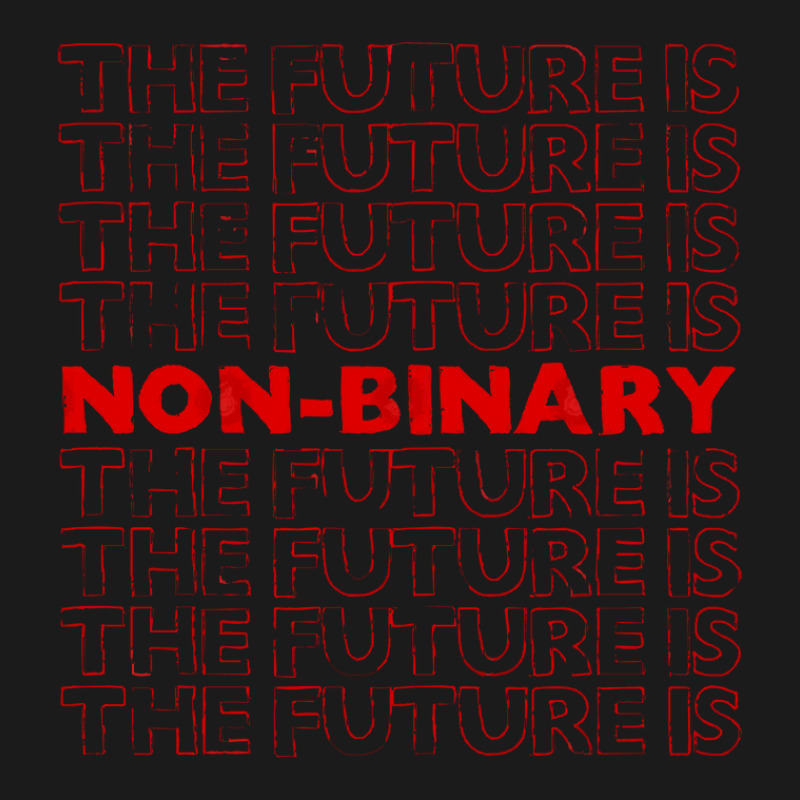 The Future Is Non Binary Gender Identity Genderqueer Full-length Apron | Artistshot