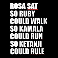 Womens Rosa Sat Ruby Walk Kamala Run So Ketanji Could Rule Kbj Meme V V-neck Tee | Artistshot