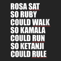 Womens Rosa Sat Ruby Walk Kamala Run So Ketanji Could Rule Kbj Meme V 3/4 Sleeve Shirt | Artistshot