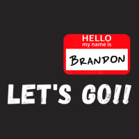 Hello My Name Is - Brandon - Let's Go!! Funny Vintage Cap | Artistshot