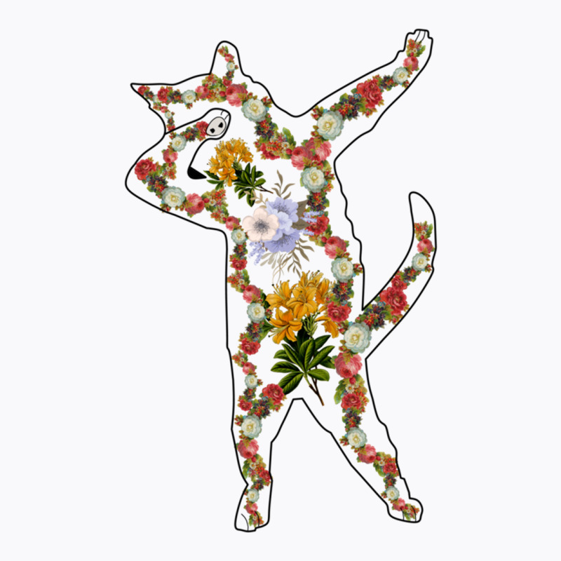 Cat In Lotus Tattoo Dabbing T-shirt | Artistshot