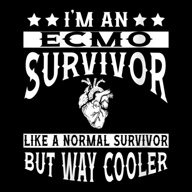 Womens Ecmo Survivor Apparel   Funny Awesome Survivors Design V Neck T Men's 3/4 Sleeve Pajama Set | Artistshot