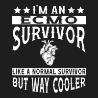 Womens Ecmo Survivor Apparel   Funny Awesome Survivors Design V Neck T Classic T-shirt | Artistshot