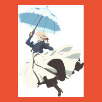 Violet Evergarden Parasol Minimalist Art Poster Ladies Fitted T-shirt | Artistshot