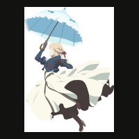 Violet Evergarden Parasol Minimalist Art Poster Scorecard Crop Tee | Artistshot