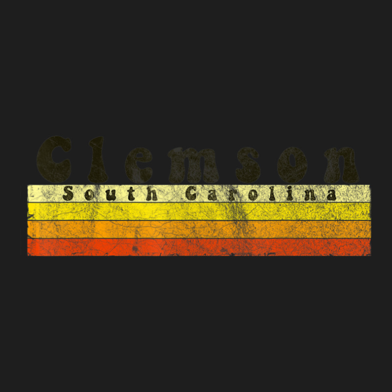 Vintage Retro 70s 80s Clemson, Sc Classic T-shirt | Artistshot