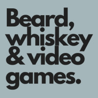 Beard, Whiskey   Video Games  Manly Whiskey Drinker Unisex Sherpa-lined Denim Jacket | Artistshot