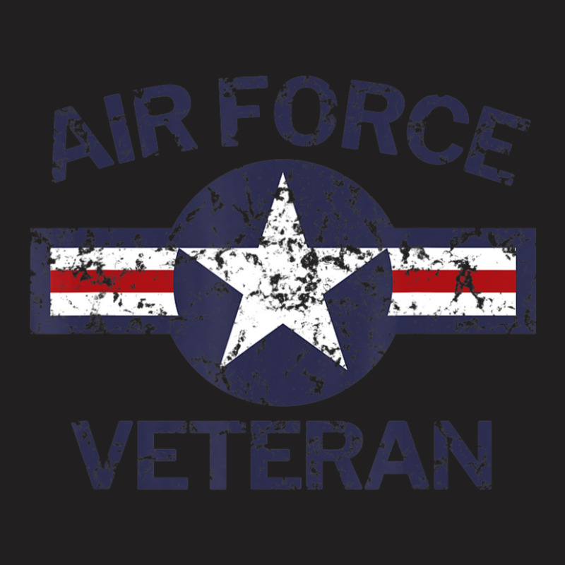 Hot Trend Air Force Veteran With Vintage Roundel Grunge T-shirt | Artistshot