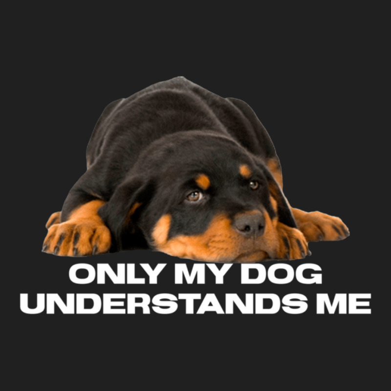 Only My Dog Understands Me Design Ladies Polo Shirt by SoniaAlt | Artistshot