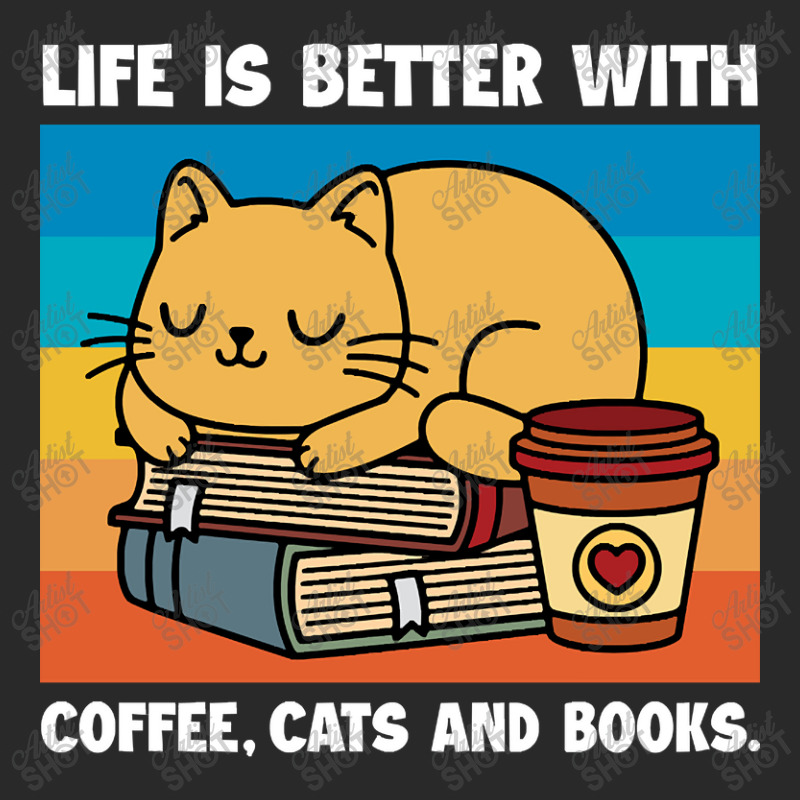 Limited Edition Life Is Better With Coffee ,cats And Books Toddler T-shirt by macklinsampson | Artistshot