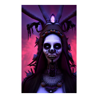 Undead Witch Doctor Shaman Voodoo Priestess Version Deux Par Designs 3/4 Sleeve Shirt | Artistshot