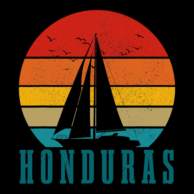 Honduras Vintage Sailing Boat Sailor Souvenir Zipper Hoodie | Artistshot