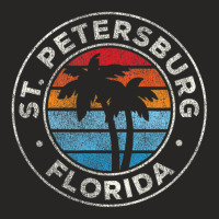 Hot Trend St. Petersburg Florida Fl Vintage Retro 70s Ladies Fitted T-shirt | Artistshot