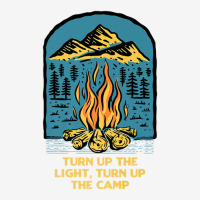 Turn Up The Camp Light Wildlife Camping Outdoor Camper Adjustable Cap | Artistshot