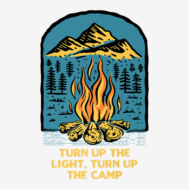 Turn Up The Camp Light Wildlife Camping Outdoor Camper Adjustable Cap by mashaukronet | Artistshot