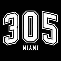 305 Miami Fl Arched Athletic Design T Shirt Graphic T-shirt | Artistshot