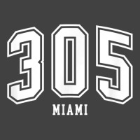 305 Miami Fl Arched Athletic Design T Shirt Vintage T-shirt | Artistshot