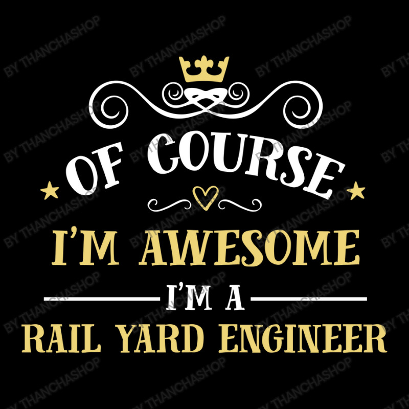 Of Course I'm Awesome I'm A Rail Yard Engineer Men's Long Sleeve Pajama Set | Artistshot