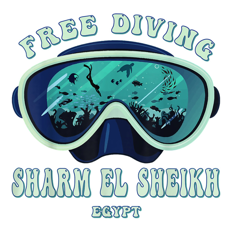 Free Diving, Sharm El Sheikh Egypt Underwater Divers Mask T Shirt Men's T-shirt Pajama Set by deemerx8lmshare | Artistshot