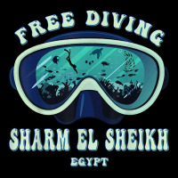 Free Diving, Sharm El Sheikh Egypt Underwater Divers Mask T Shirt Men's Long Sleeve Pajama Set | Artistshot