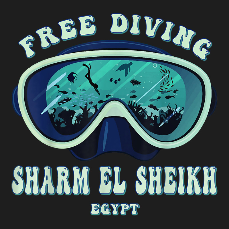 Free Diving, Sharm El Sheikh Egypt Underwater Divers Mask T Shirt Classic T-shirt by deemerx8lmshare | Artistshot