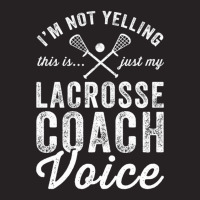 Im Not Yelling This Is Just My Lacrosse Coach Voic Vintage Cap | Artistshot