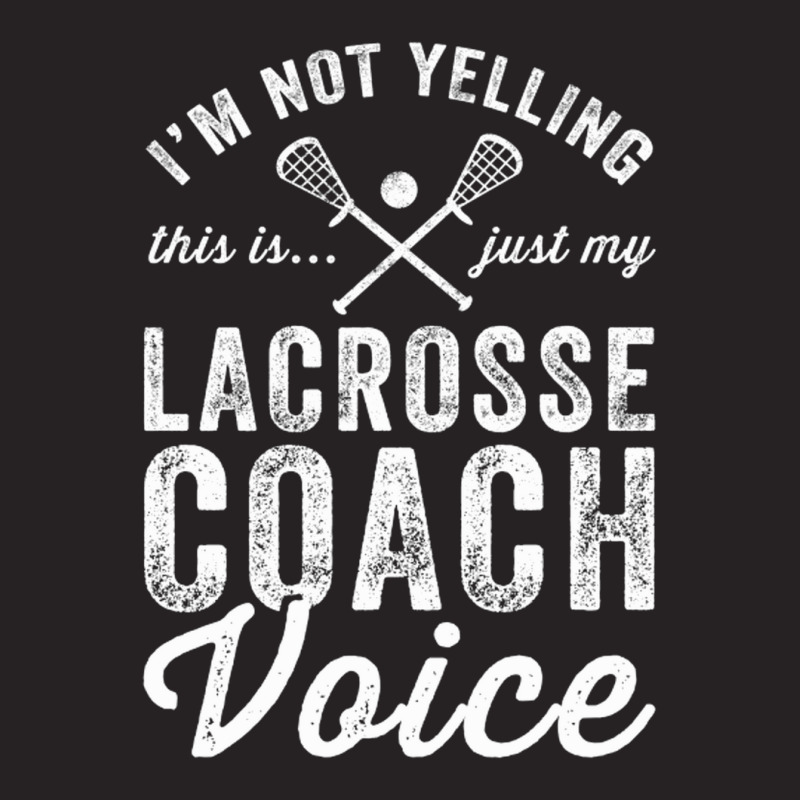 Im Not Yelling This Is Just My Lacrosse Coach Voic Vintage Cap by ClarityDade | Artistshot