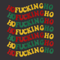 Ho Fucking Ho Funny Christmas Groovy Retro Festive Wavy Text T Shirt Vintage Hoodie | Artistshot