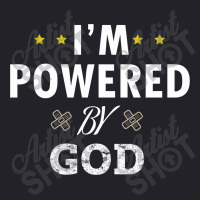 I'm Powered By God Unisex Sherpa-lined Denim Jacket | Artistshot