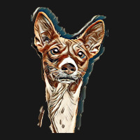 Dog Basenji Ears Face Flannel Shirt | Artistshot